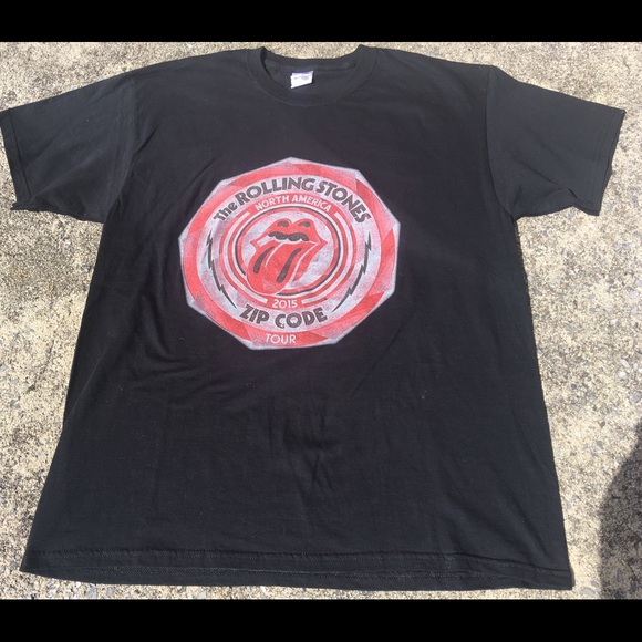 the Rolling Stones Other - Rolling Stones 2015 Zip Code Tour Concert T-Shirt